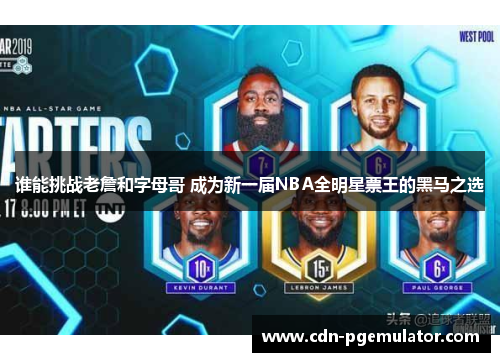 谁能挑战老詹和字母哥 成为新一届NBA全明星票王的黑马之选
